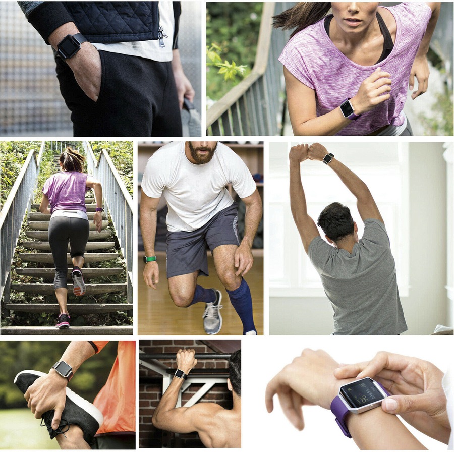 Ozoffer Silicone Gel Replacement Band Strap Bracelet Wristband for FITBIT BLAZE Sport