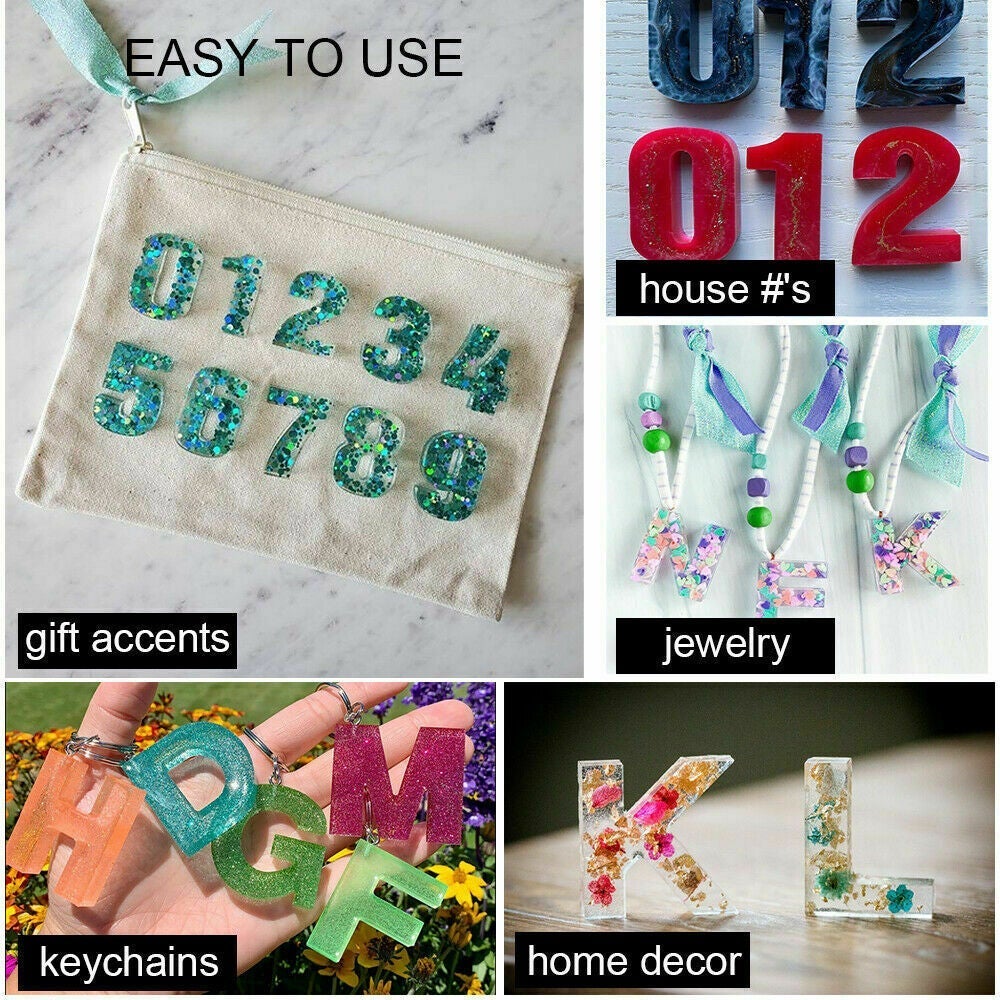 Buy Ozoffer Silicone Mold DIY Alphabet English Letter Epoxy Resin Mould  Jewelry Pendant AU MyDeal