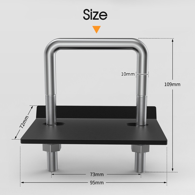 Buy Ozoffer Stabilizer Tow Bar Hitch Tongue Anti Rattle Bracket