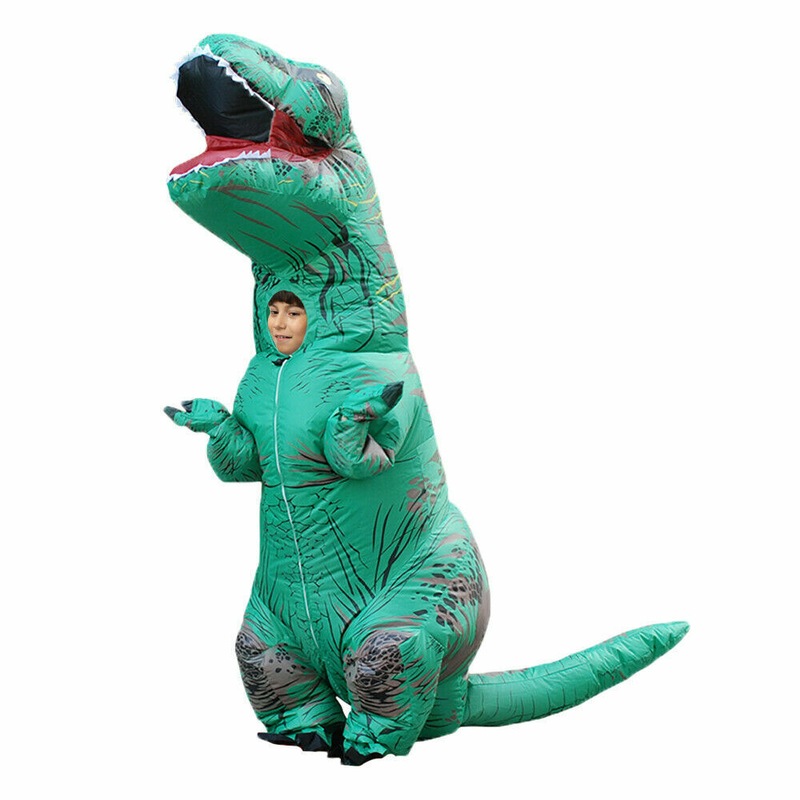 Buy Ozoffer T Rex Child Inflatable Trex Dinosaur Costume Kids Boys Jurassic Blow Up TRex MyDeal