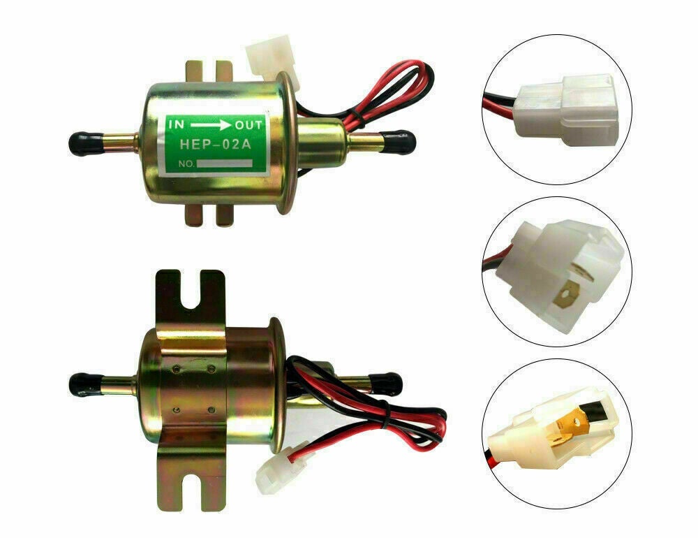 Ozoffer Universal 12V 2.5 4 PSI Gas Diesel Inline Low Pressure Electric Fuel