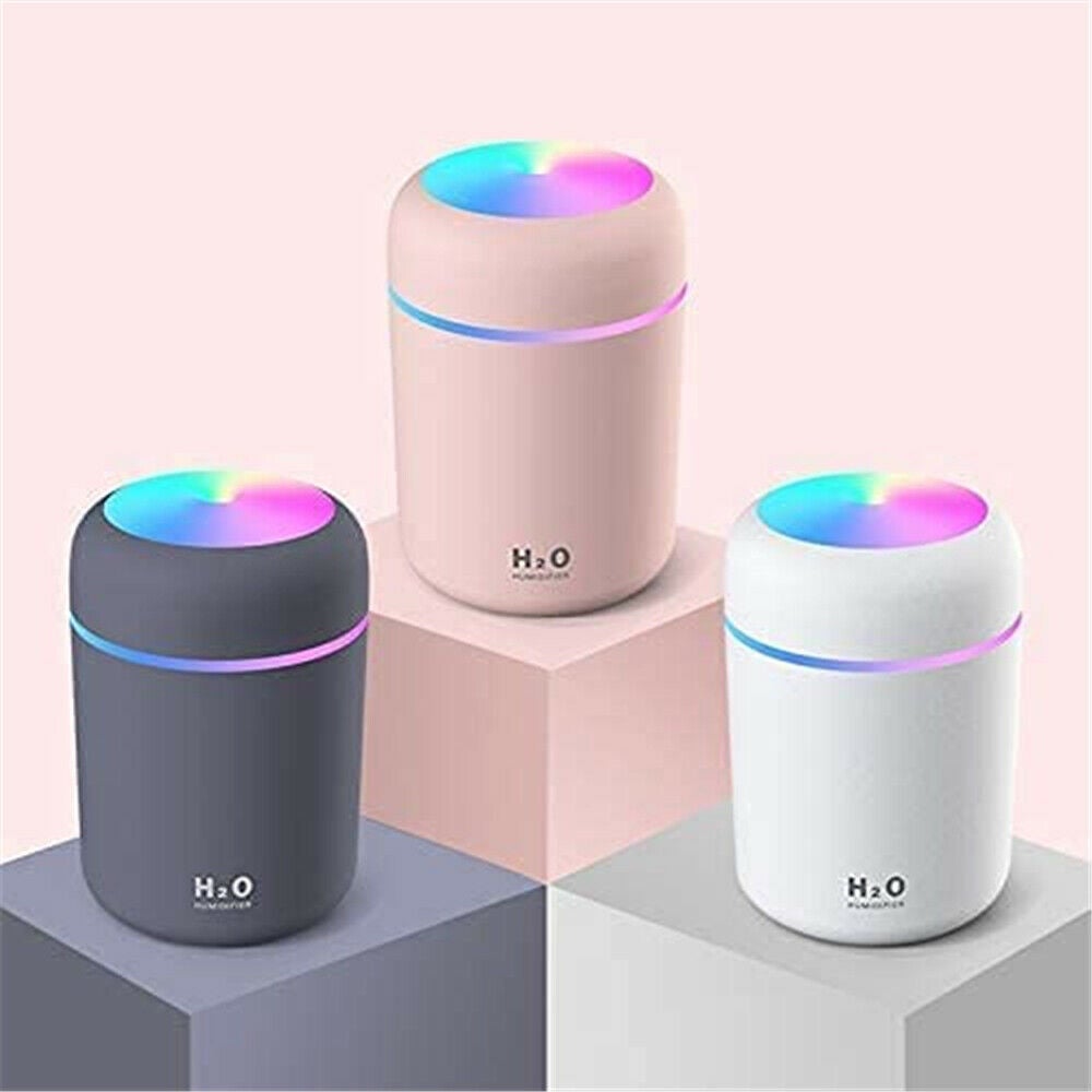 Ozoffer USB Car Air Purifier Diffuser Aroma Oil Humidifier Mist Led Night Light Home