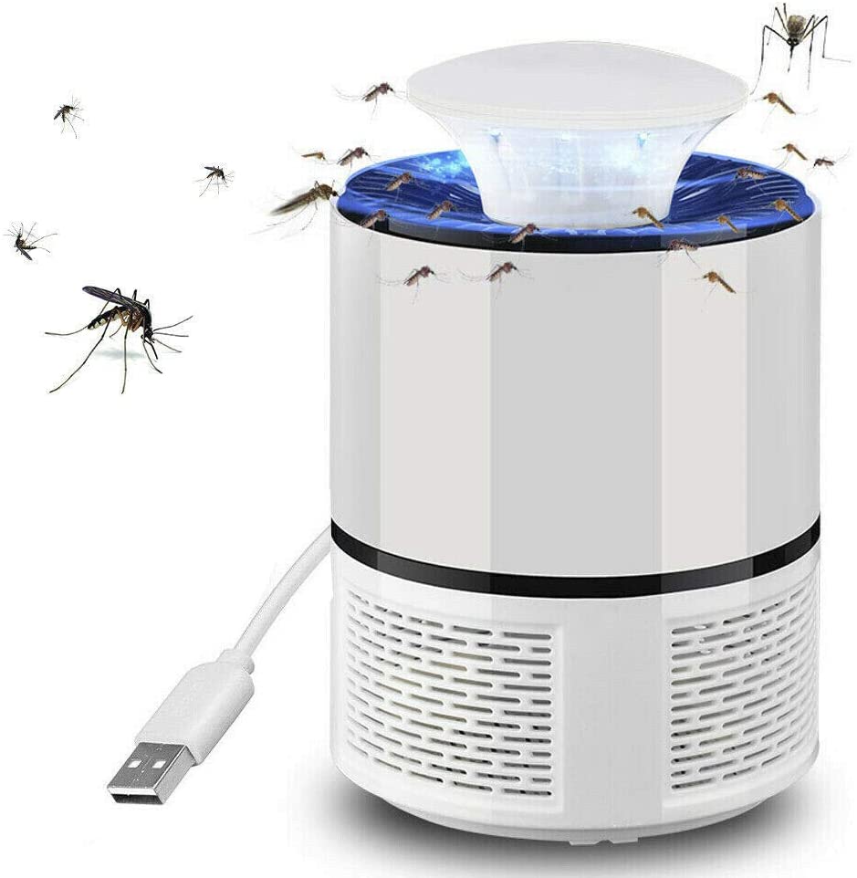 Ozoffer USB Mosquito Insect Killer LED Light Fly Trap Catcher Bug Zapper Lamp