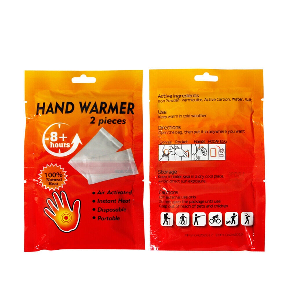Ozoffer Warmers 40 Pairs 80 Hand Warmers Heat Pack Socks Heater Snow Ski