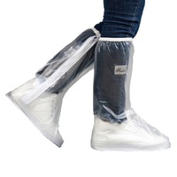 Ozoffer Waterproof Boot Gear Reusable Overshoe Rain Shoe Covers Anti-slip Shoe Cover