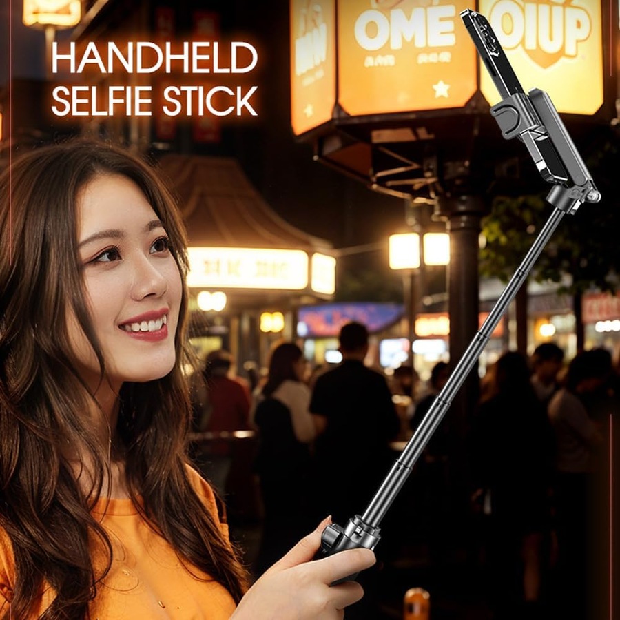 P15 Mini Selfie Stick Tripod Phone Stand with Wireless Bluetooth Portable