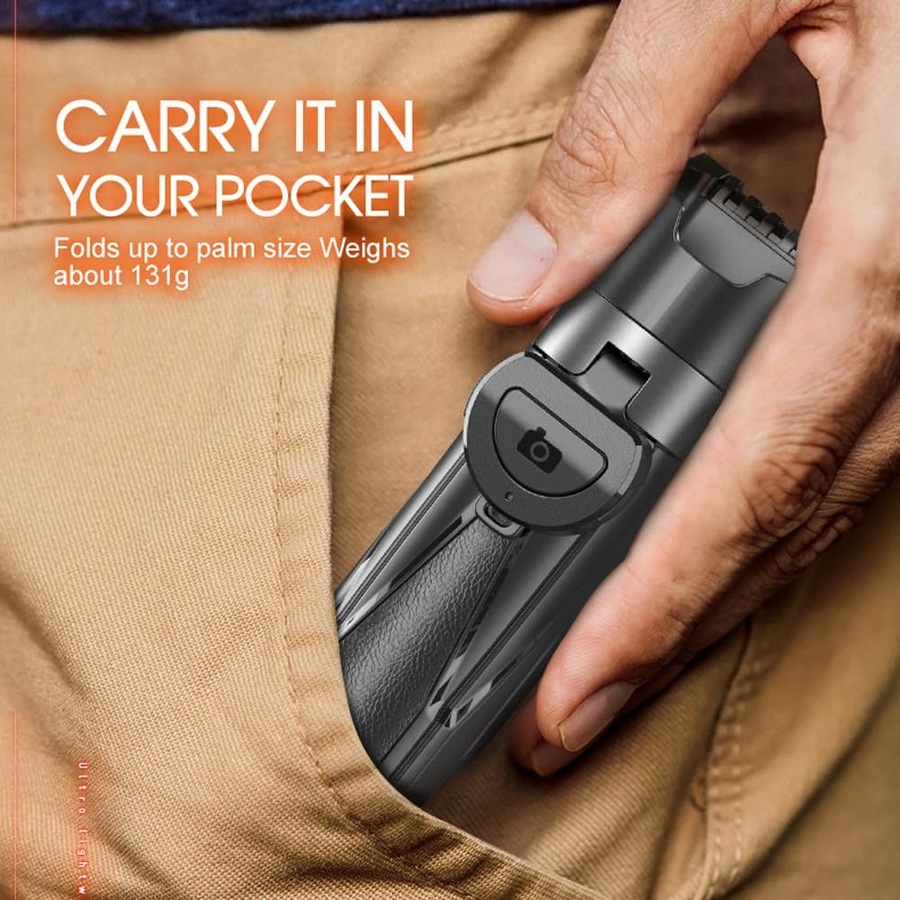 P15 Mini Selfie Stick Tripod Phone Stand with Wireless Bluetooth Portable