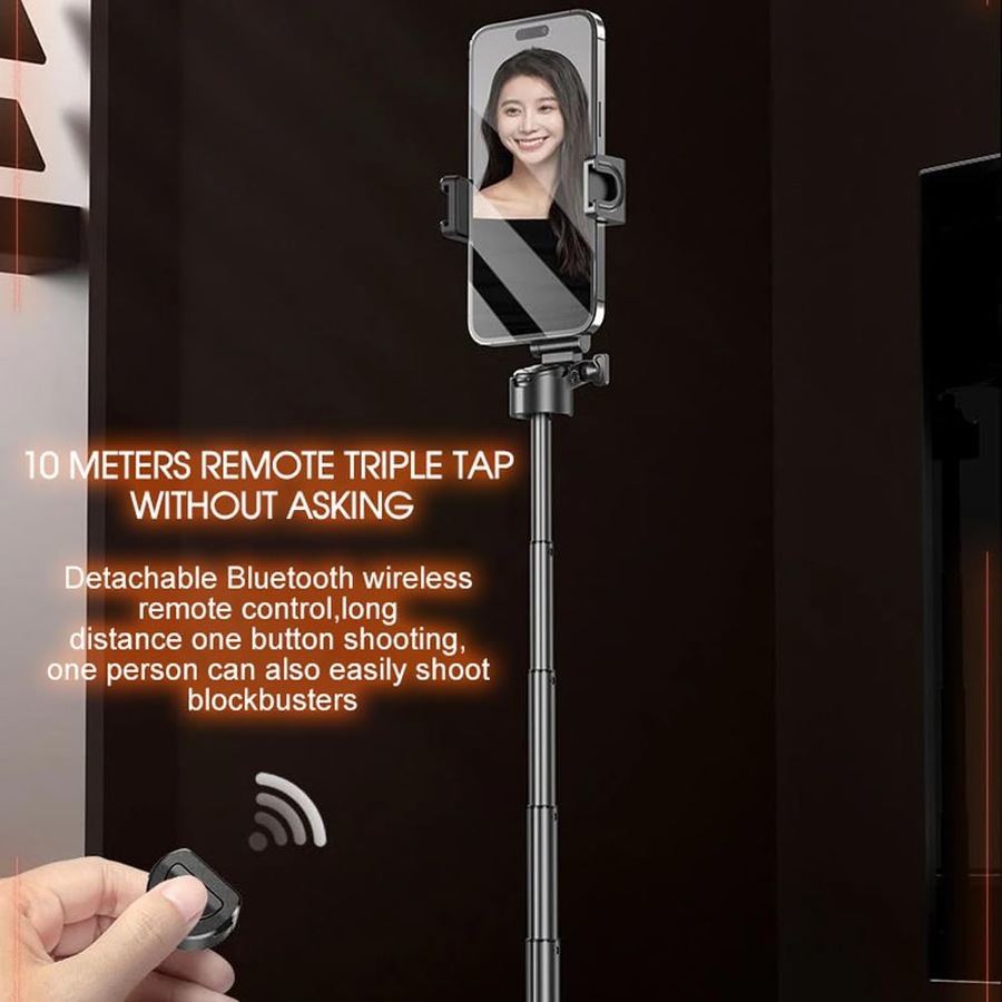 P15 Mini Selfie Stick Tripod Phone Stand with Wireless Bluetooth Portable