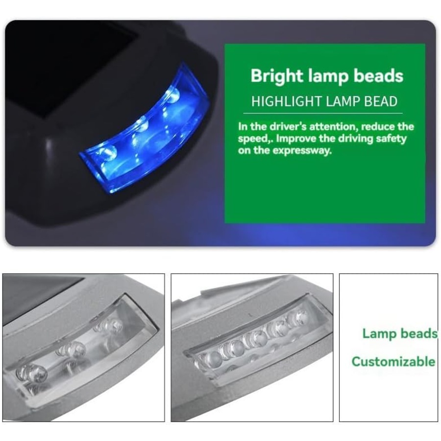 Solar Pathway Lights Outdoor Waterproof - LED Solar Powered Lights for Driveway