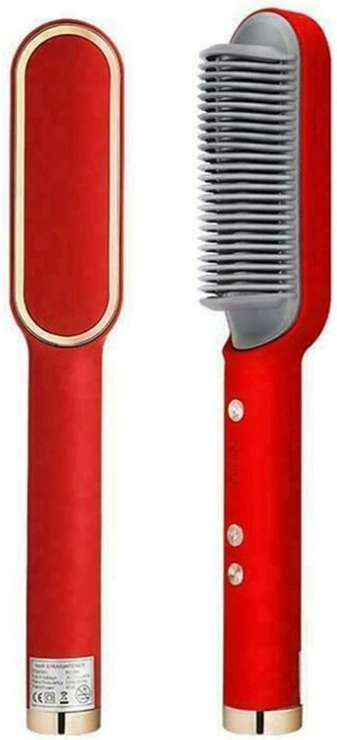 Buy Straight Comb Temperature Control Hair Straightener MyDeal