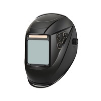 True Color Large View Welding Helmet Auto Darkening Welder Mask Solar/ Battery