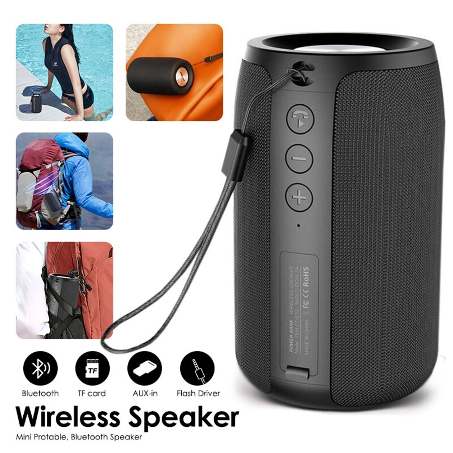 Waterproof Bluetooth 5.0 Wireless Speaker Outdoor Portable Loud Stereo Speakers