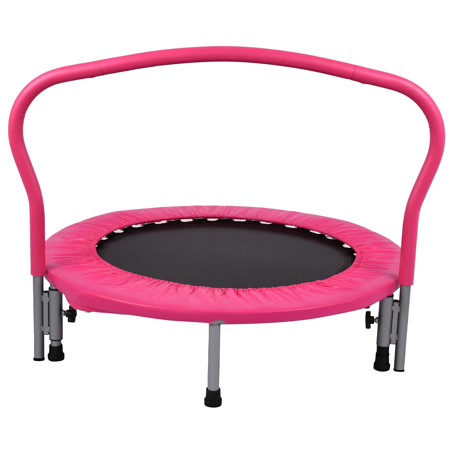 ADVWIN 36" Kids Trampoline with Handle Mini Fitness Exercise Rebounder for