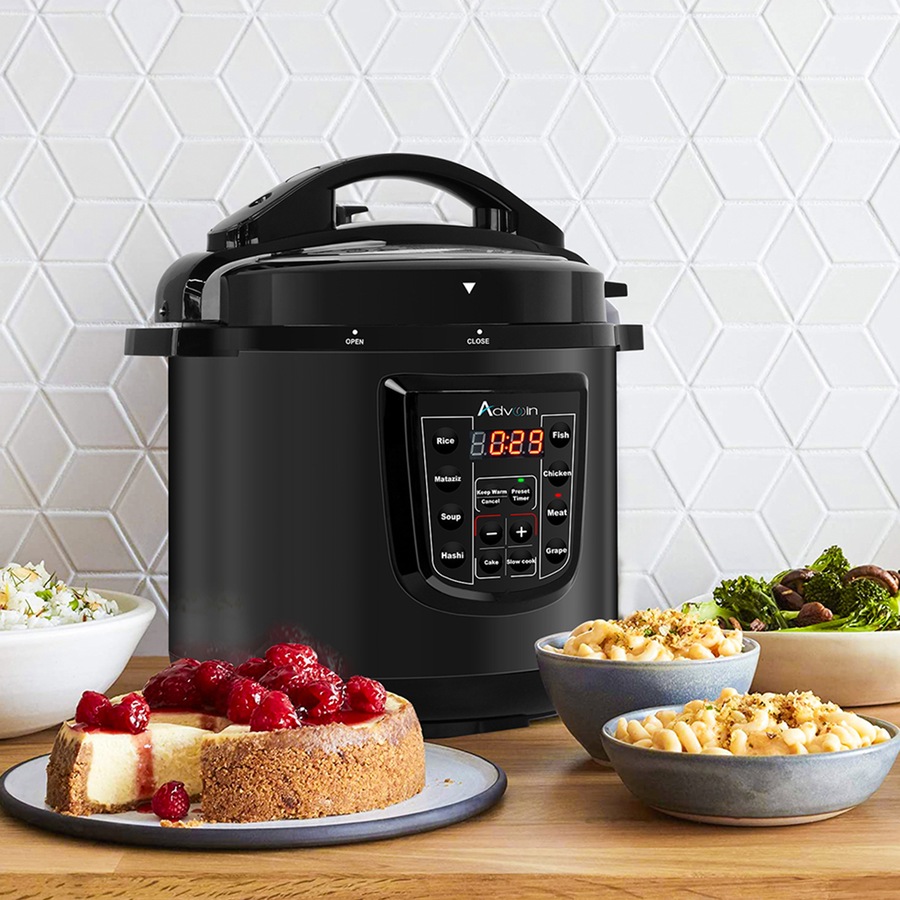 Advwin 10-in-1 6L Electric Stainless Steel Pressure Cooker Multi-cooker Rice Slow Cooker Nonstick Pot