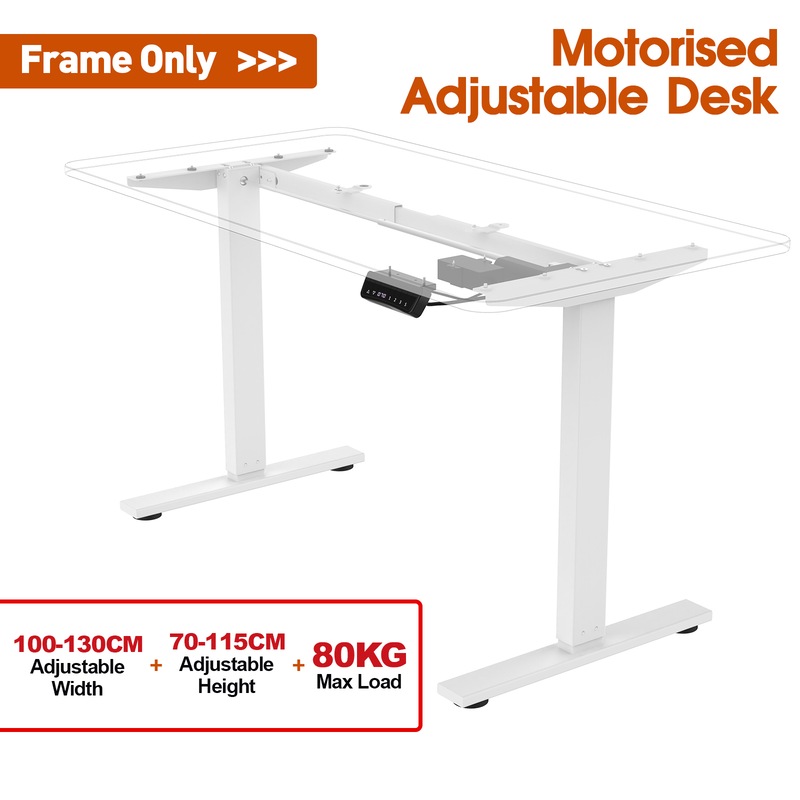 Buy Adjustable Height Electric Standing Desk frame, Ergonomic Stand Up