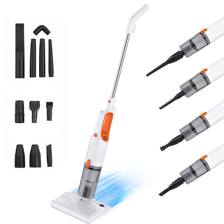 Advwin 12 in 1 Vacuum Cleaner, Wet Dry Stick Vac, Upright Vacuum Mop Combo with XL Dust&Water Tank, Floor Cleaner for Home Dorms Pet Hair Carpets - 19Kpa - HEPA Filtration