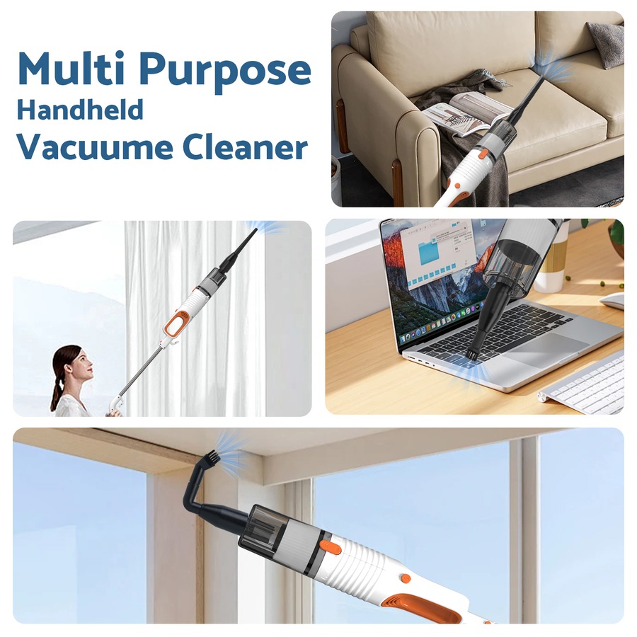 Advwin 12 in 1 Vacuum Cleaner, Wet Dry Stick Vac, Upright Vacuum Mop Combo with XL Dust&Water Tank, Floor Cleaner for Home Dorms Pet Hair Carpets - 19Kpa - HEPA Filtration