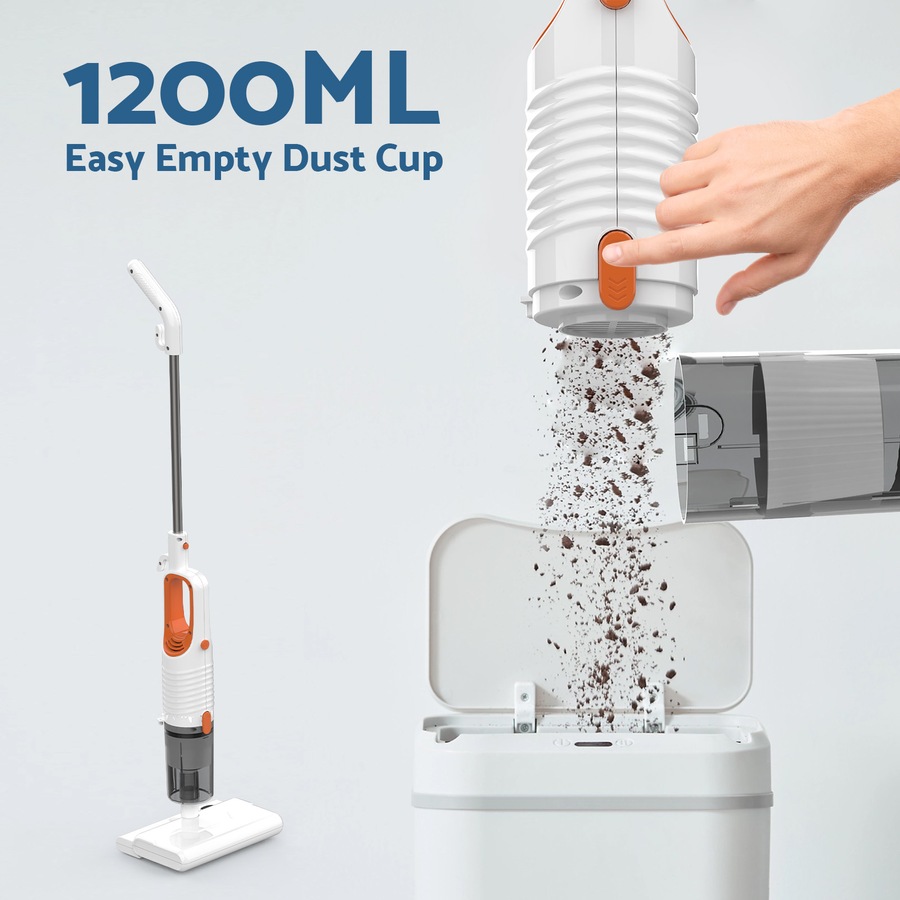 Advwin 12 in 1 Vacuum Cleaner, Wet Dry Stick Vac, Upright Vacuum Mop Combo with XL Dust&Water Tank, Floor Cleaner for Home Dorms Pet Hair Carpets - 19Kpa - HEPA Filtration