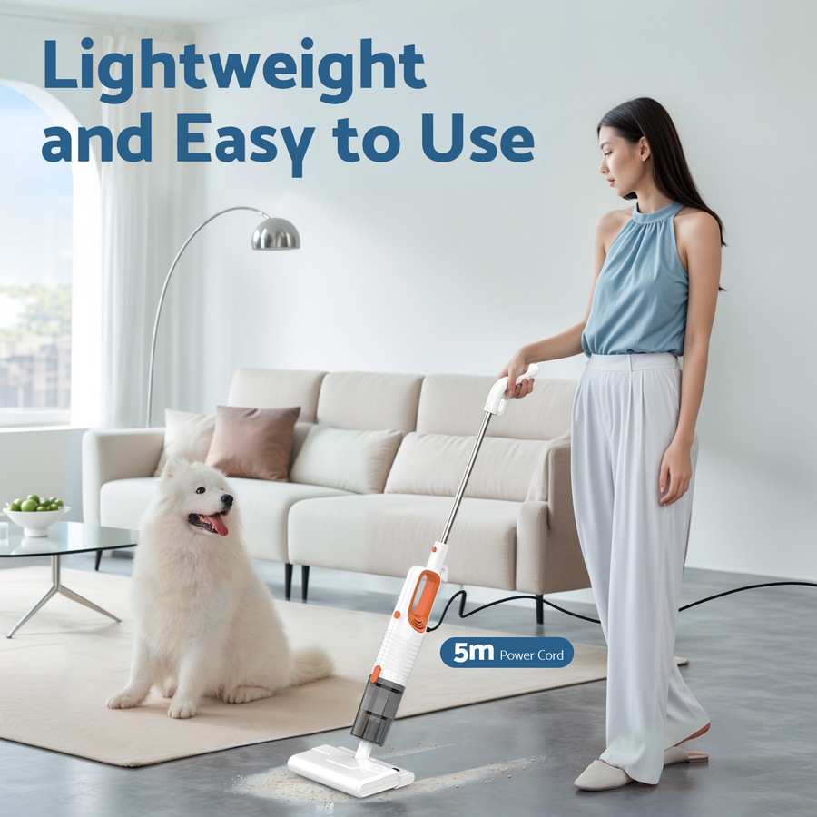 Advwin 12 in 1 Vacuum Cleaner, Wet Dry Stick Vac, Upright Vacuum Mop Combo with XL Dust&Water Tank, Floor Cleaner for Home Dorms Pet Hair Carpets - 19Kpa - HEPA Filtration