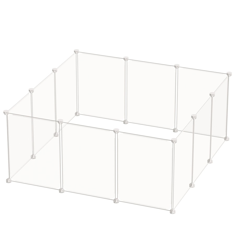 Advwin DIY Small Animal Playpen 12 Panels Pet Fence Yard Play Pen