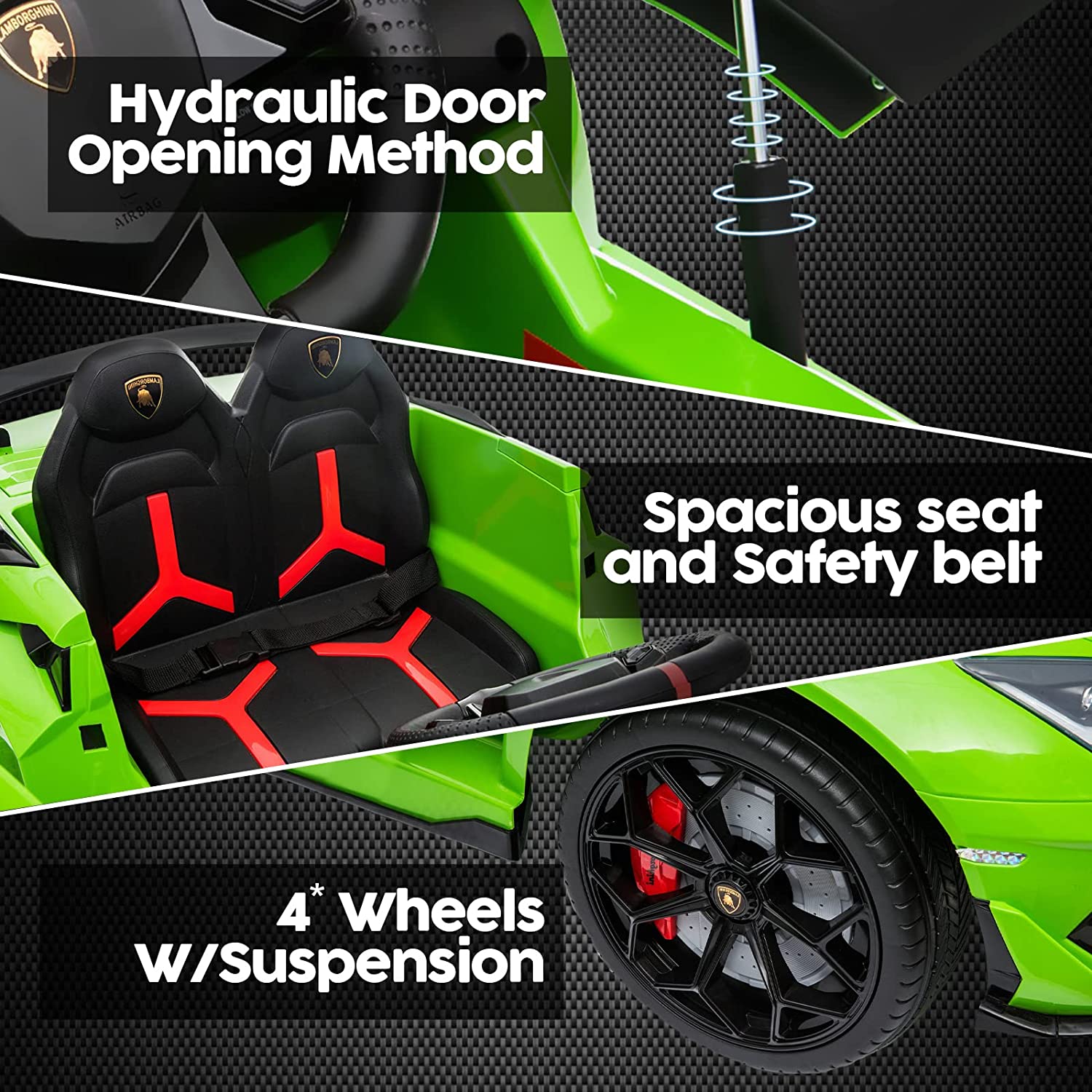 lime green lamborghini remote control car