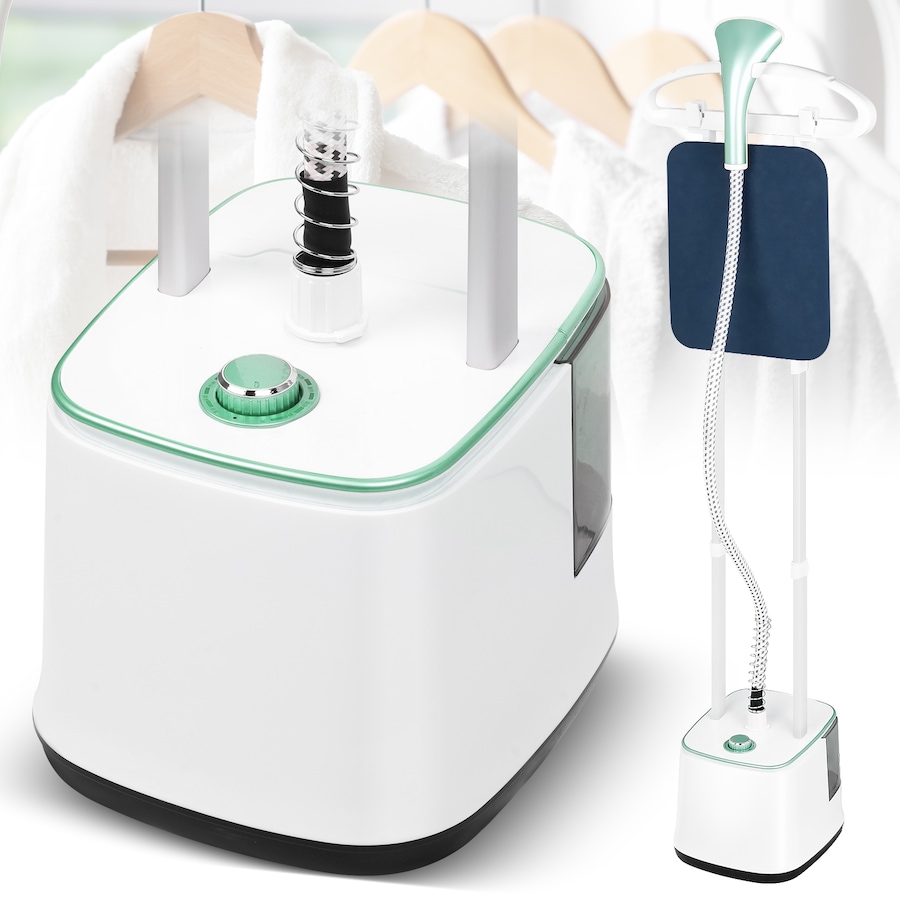 ADVWIN 2000W Standing Garment Steamer, Handheld Clothes Steamer with 2.7L Tank - Green