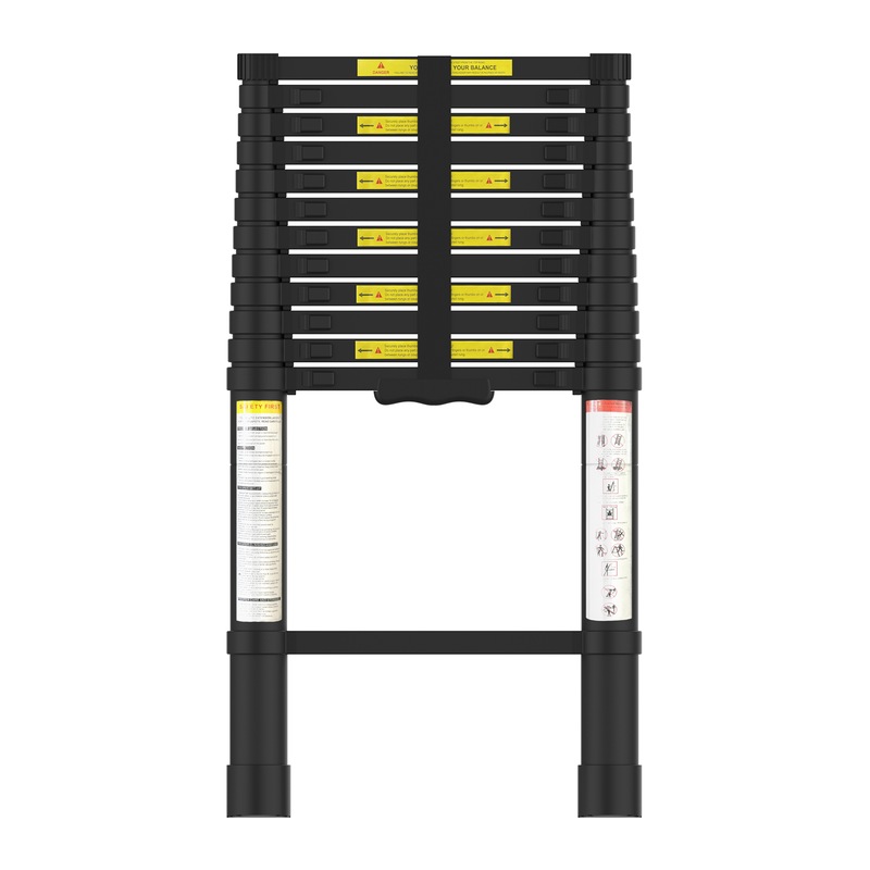 Buy Telescopic Ladder 3.8m Portable Extension Aluminum Telescoping Ladder for Household and