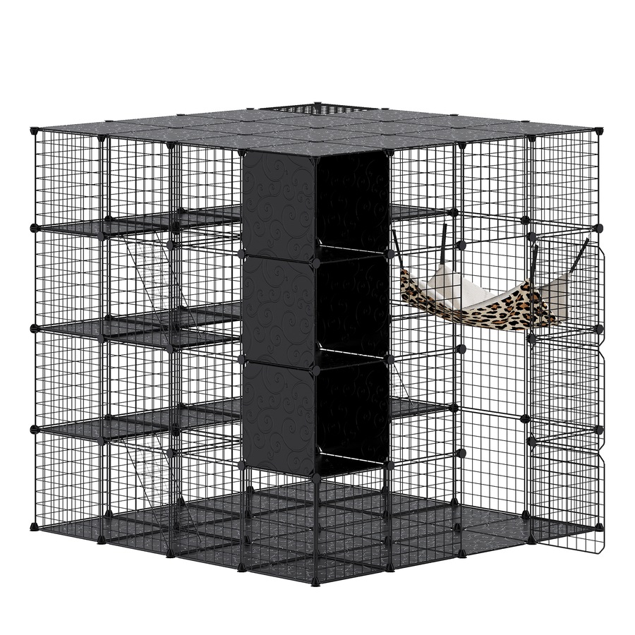 Advwin 4 Tier Large Cat Cage Enclosure Crate DIY Cat Villa