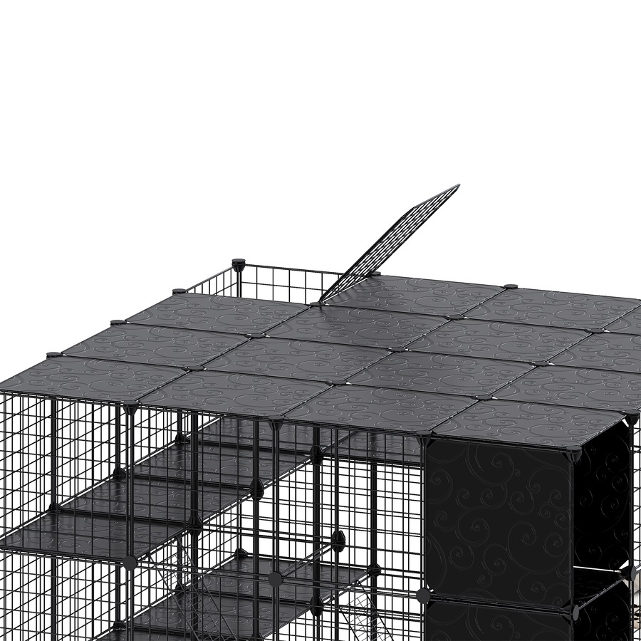 Advwin 4 Tier Large Cat Cage Enclosure Crate DIY Cat Villa