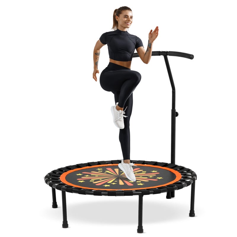 ADVWIN 40-inch Mini Trampoline Fitness Rebounder for Adults and Kids ...