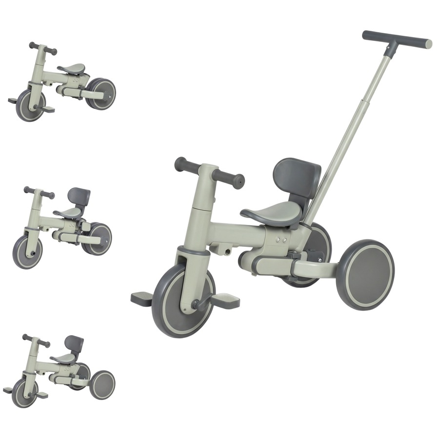 Buy Advwin 5-in-1 Toddler Tricycle with Push Handle Baby Balance Bike ...