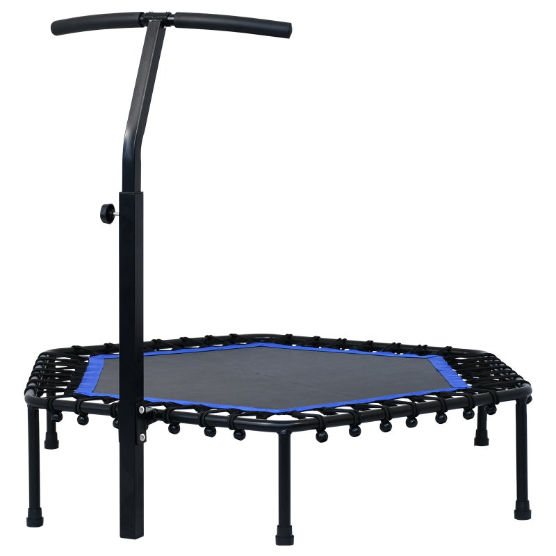 50 inch Fitness Trampoline with Adjustable Handle Cardio Exercise