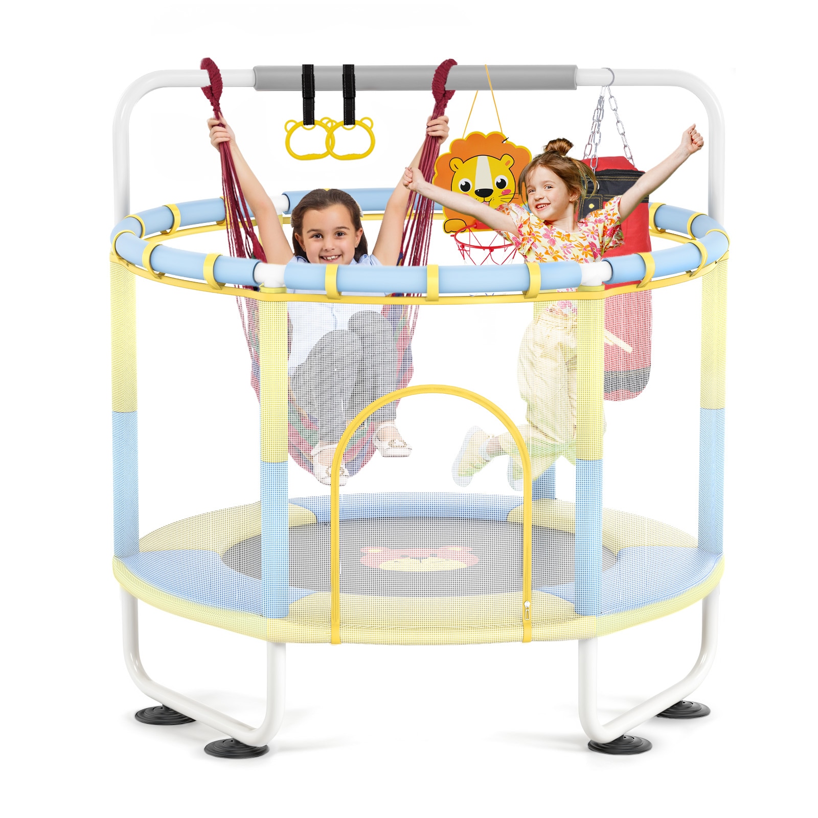 Advwin 55" Trampoline for Kids Mini Toddler Indoor & Outdoor Birthday