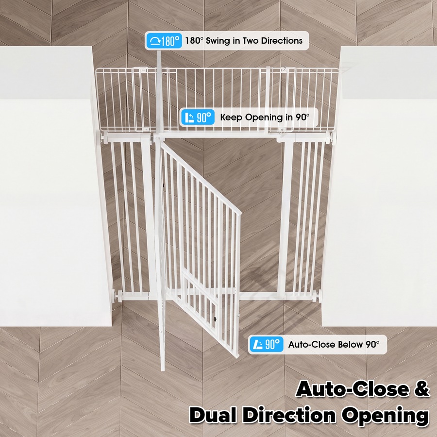 Advwin 1.8M Extra Tall Pet Safety Gate Security Doors Dog Fence