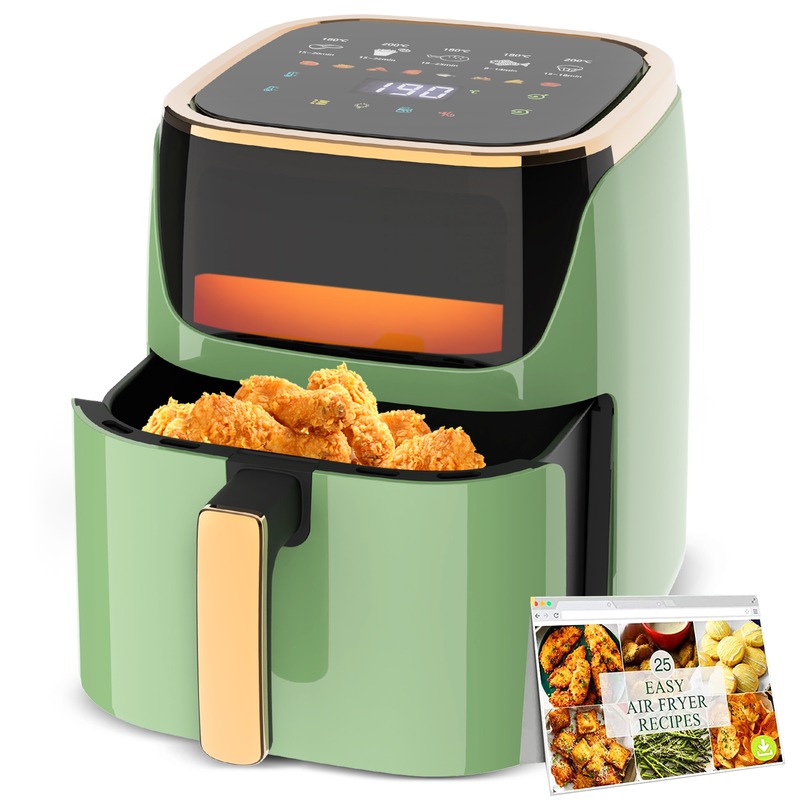 Buy ADVWIN 8L Air Fryer, OilLess Air Fryer, 8 Presets Healthy Electric