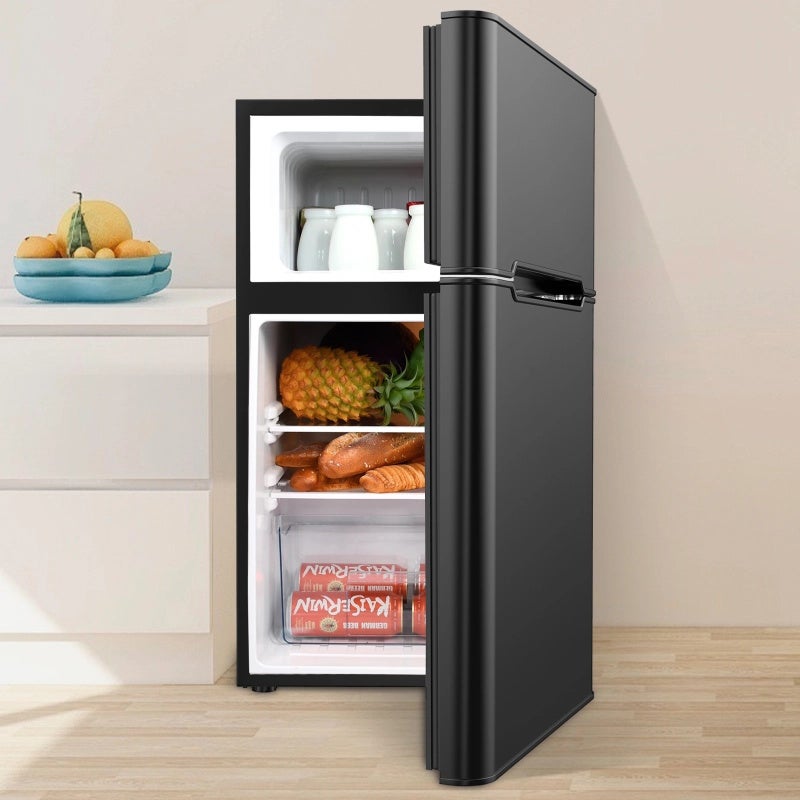 112L Mini Refrigerator Stand Portable Small Size Refrigerator