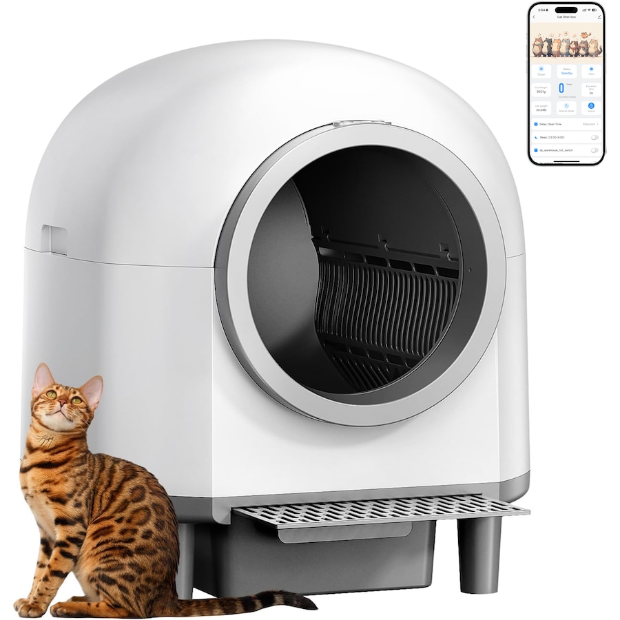 Advwin 90L Self Cleaning Smart Cat Litter Box APP Control
