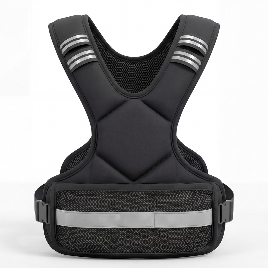 Advwin Adjustable Weighted Vest 2-5kg,Breathable SBR Neoprene Weight Vest with Removable Iron Sand Bags for Running, Calisthenics, Home Workout & Strength Training