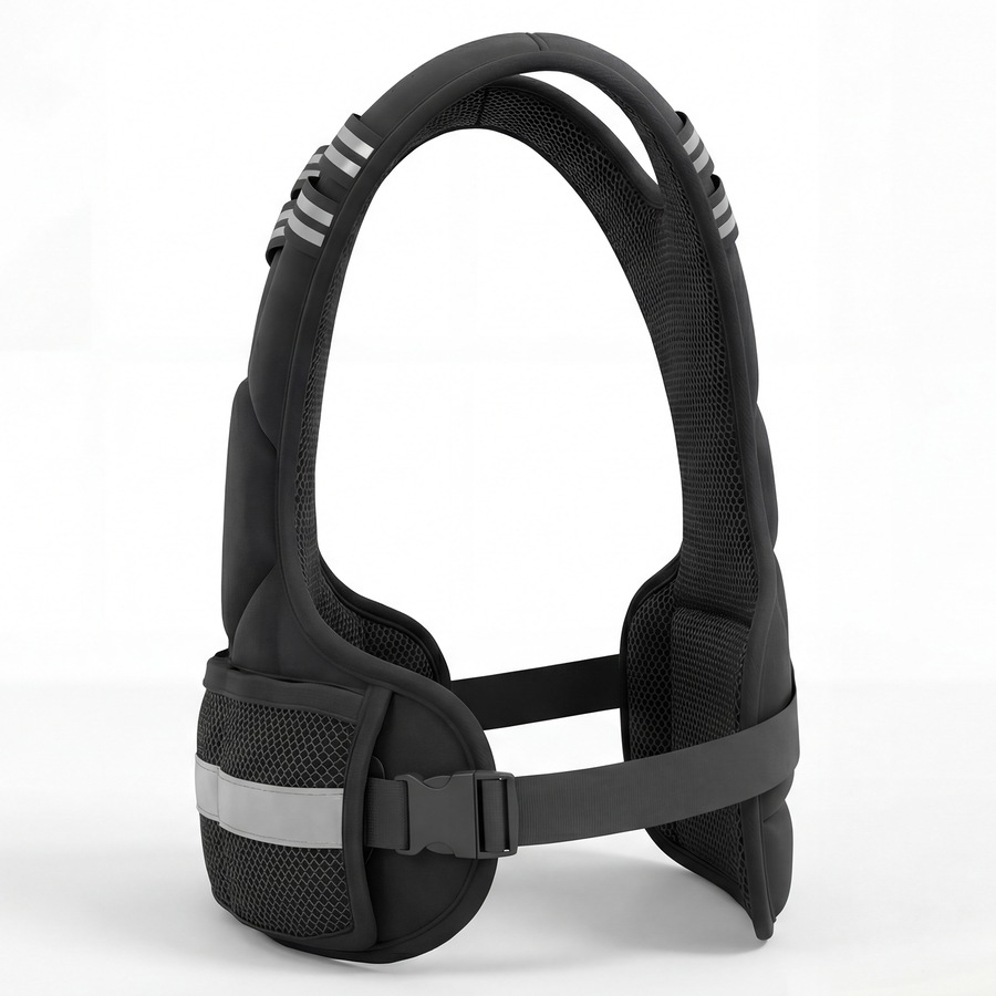 Advwin Adjustable Weighted Vest 2-5kg,Breathable SBR Neoprene Weight Vest with Removable Iron Sand Bags for Running, Calisthenics, Home Workout & Strength Training