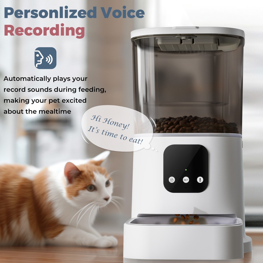 Advwin Automatic Pet Feeder 5G Wifi Auto Pet Feeder Cat Dog Feeder Smart Food Dispenser With App Control