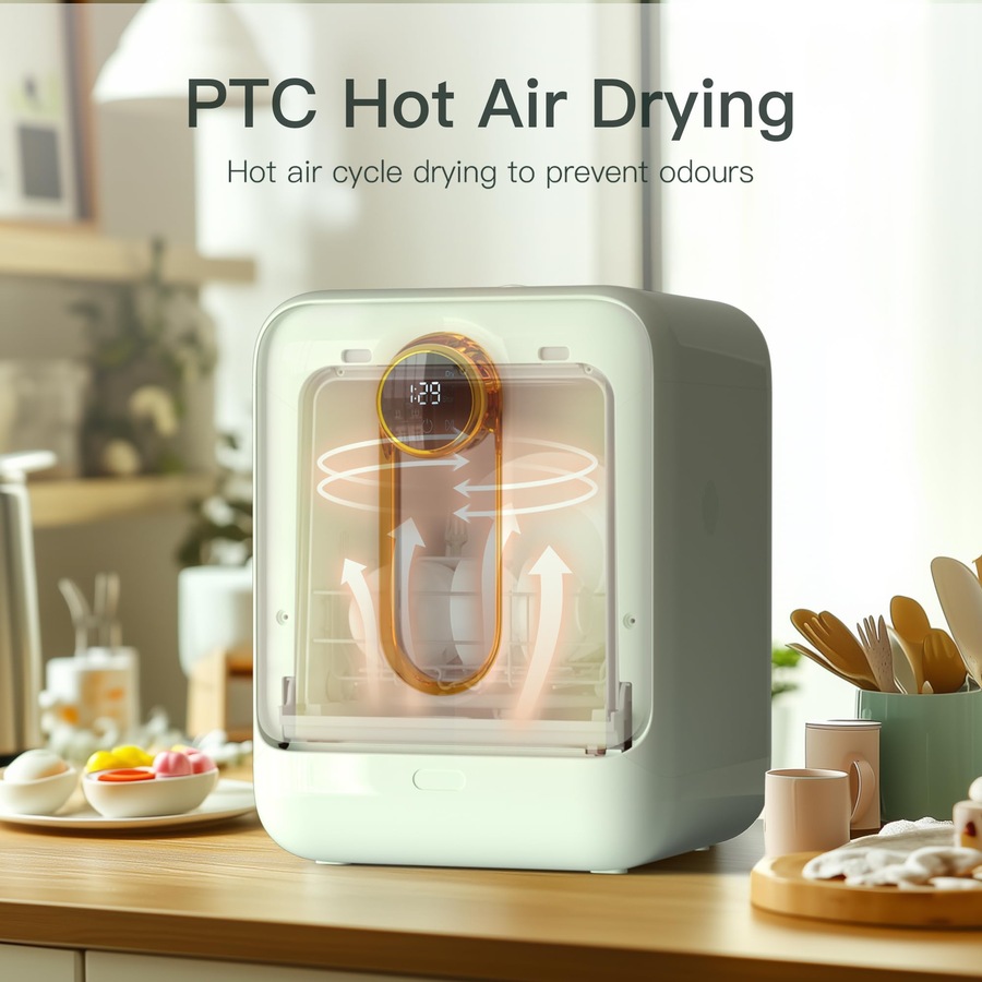 ADVWIN Baby Bottle Washer - Sterilizer & Dryer Combo for Easy Cleaning - Bottle Washer Machine for All Bottles, Pump Parts & Baby Item Care