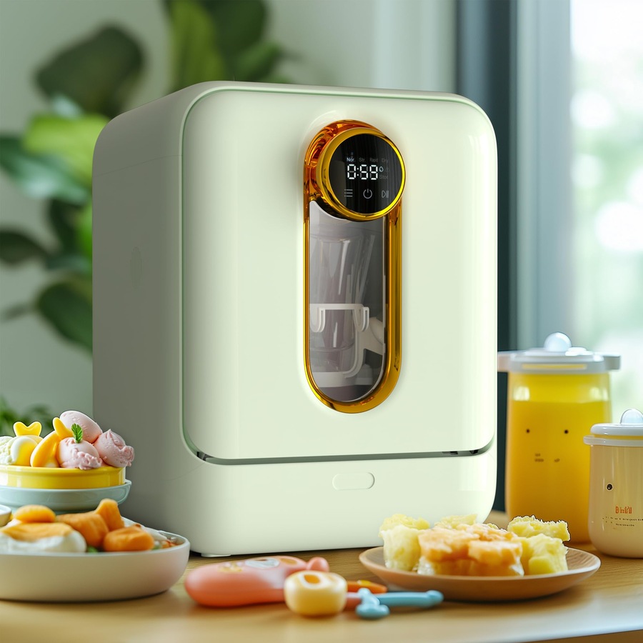 ADVWIN Baby Bottle Washer - Sterilizer & Dryer Combo for Easy Cleaning - Bottle Washer Machine for All Bottles, Pump Parts & Baby Item Care