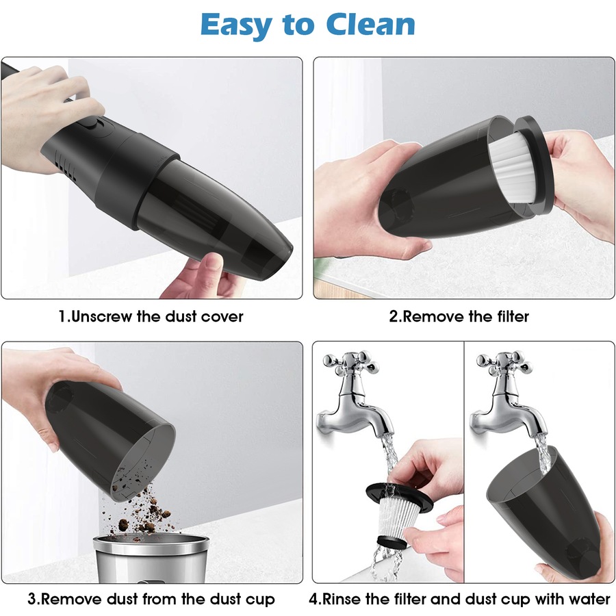 Advwin Car Vacuum Cleaner 6000pa Portable Handheld Vacuum Cleaner Mini Wet and Dry Vacuum Cleaner