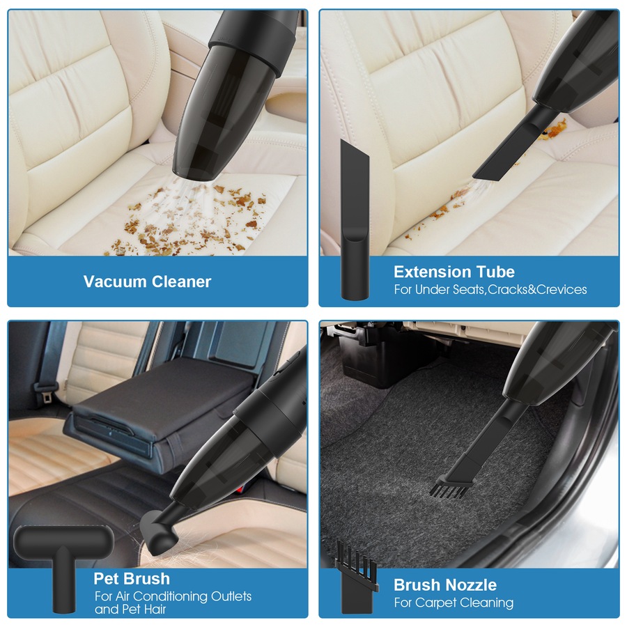 Advwin Car Vacuum Cleaner 6000pa Portable Handheld Vacuum Cleaner Mini Wet and Dry Vacuum Cleaner