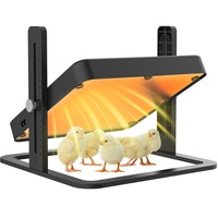 Advwin Chick Brooder Heating Plate Chicken Coop Heater Duck Poultry Warmer 27x27cm