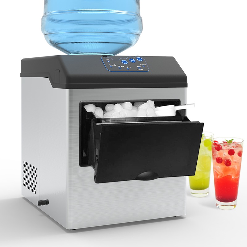 Buy Advwin 2in1 Ice Cube Maker Water Dispenser, Countertop Ice Maker