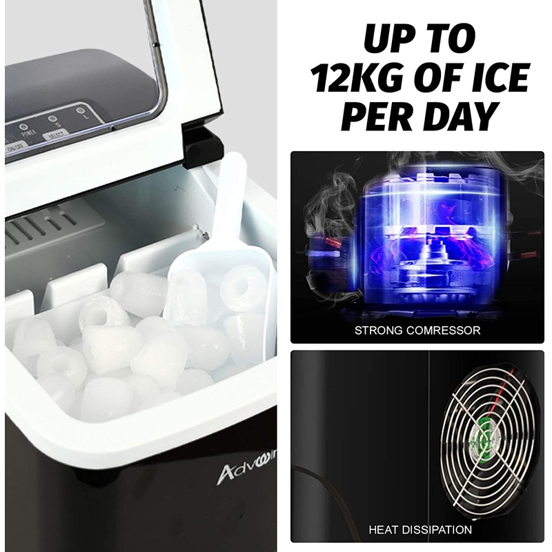 Buy Advwin 2.2L Ice Cube Maker Machine Portable Countertop Fast