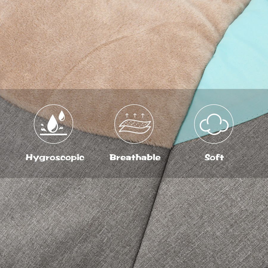 Advwin Electric Baby Swing Chair Rocking Chair with Mosquito Net Blue