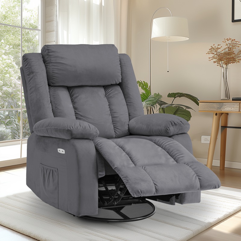 Buy Advwin Electric Recliner Chair, Massage Recliner with Heat and ...