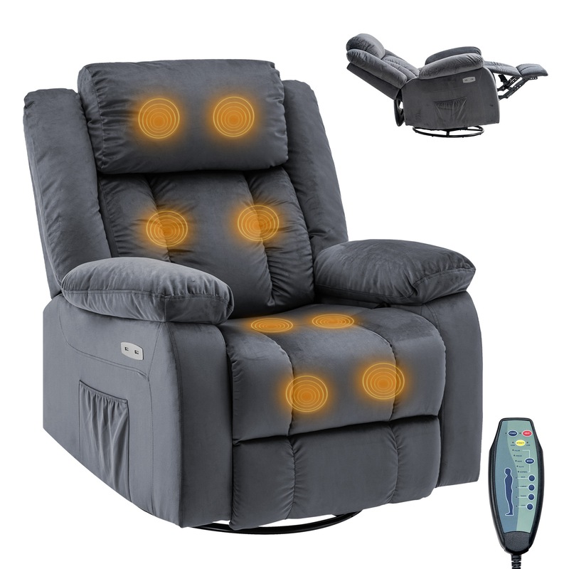 Buy Advwin Electric Recliner Chair, Massage Recliner with Heat and